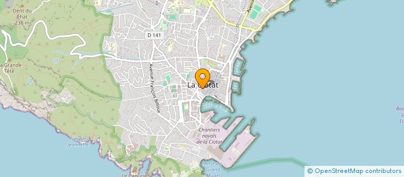 localisation de l'entreprise SICAP INVESTISSEMENT  LA CIOTAT