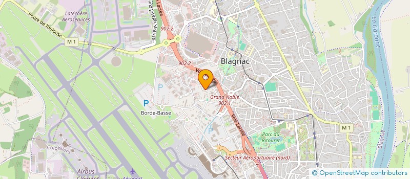 localisation de l'entreprise SICARD à BLAGNAC