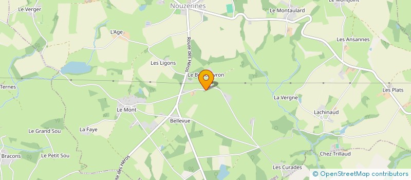 localisation de l'entreprise SICARD  NOUZERINES