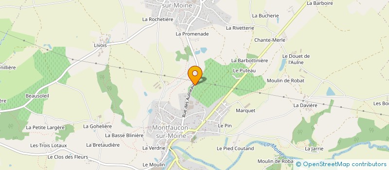 localisation de l'entreprise SICARD CHARPENTE COUVERTURE MENUISERIE à SEVREMOINE