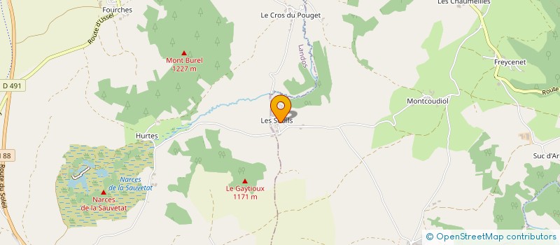 localisation de l'entreprise SICARD CM  ARLEMPDES