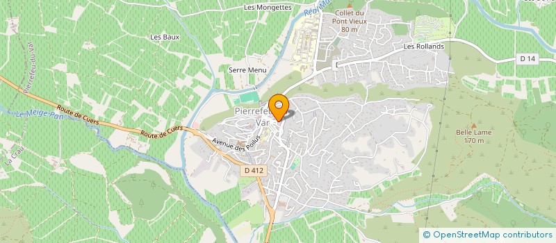 localisation de l'entreprise SICARD JULES ET SICARD ROGER  CUERS