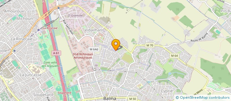 localisation de l'entreprise SICARD PATRIMOINE à BALMA