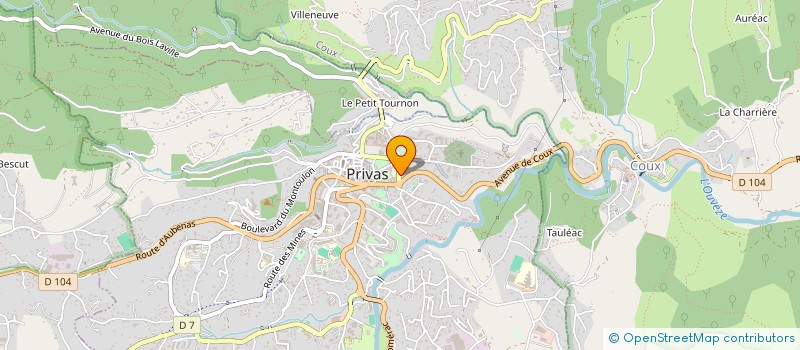 localisation de l'entreprise SICARDECHE à PRIVAS