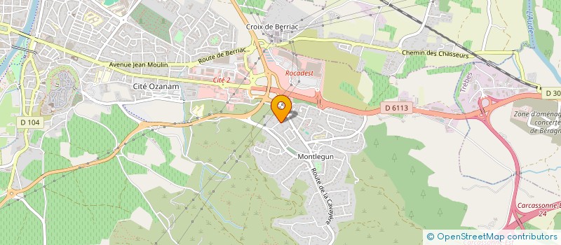 localisation de l'entreprise SICAREST à CARCASSONNE