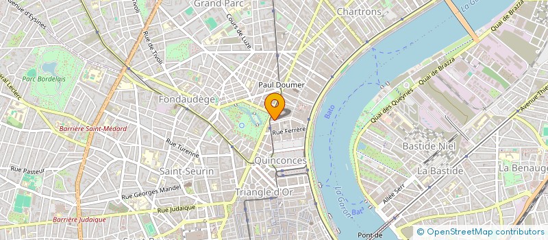 localisation de l'entreprise SICAREX AQUITAINE  BORDEAUX