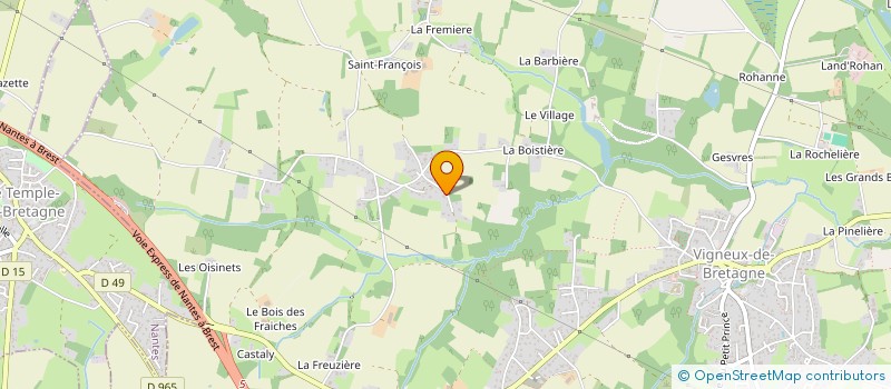 localisation de l'entreprise SICARIUS  VIGNEUX-DE-BRETAGNE