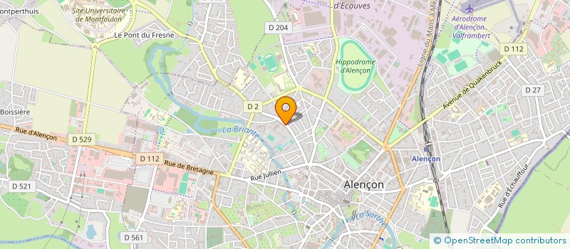localisation de l'entreprise SICAUD LEVAL PAULINE à ALENCON