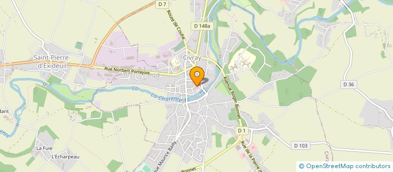 localisation de l'entreprise SICAULT à CIVRAY