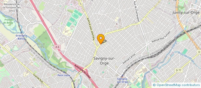 localisation de l'entreprise SICC à SAVIGNY-SUR-ORGE