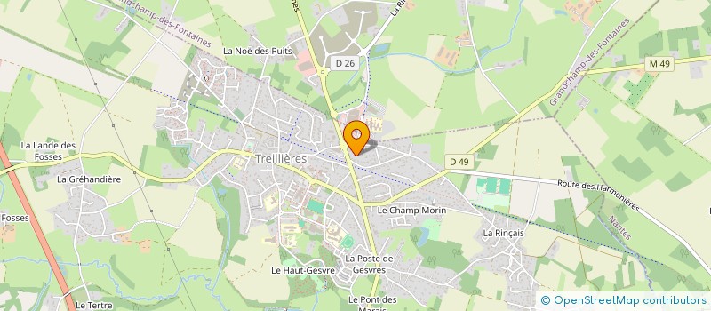 localisation de l'entreprise SICCI GENERAL SERVICE à TREILLIERES