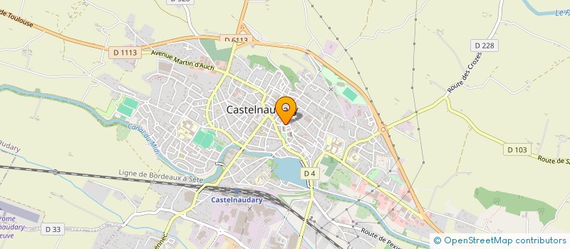 localisation de l'entreprise SICELEC à CASTELNAUDARY