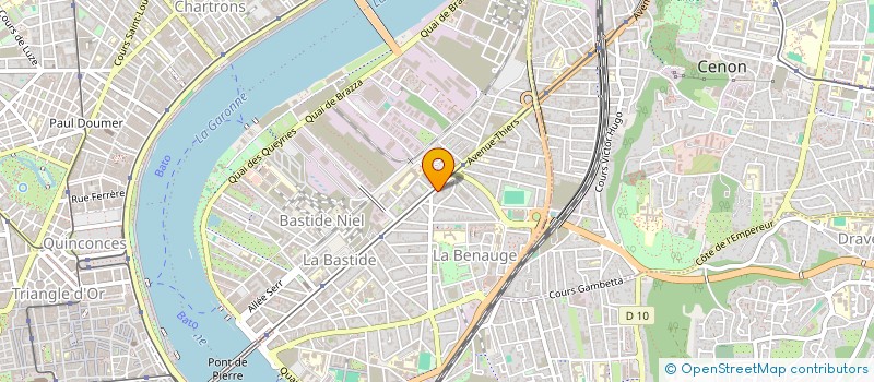 localisation de l'entreprise SICELO THALMA à BORDEAUX