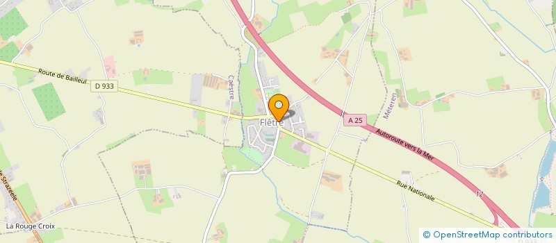 localisation de l'entreprise SICF CUSTOMER  FLETRE