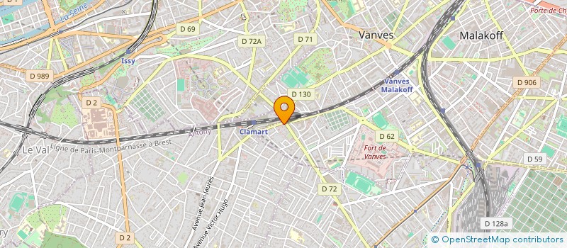 localisation de l'entreprise SICHEM  MALAKOFF