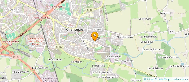 localisation de l'entreprise SICHENN  RENNES