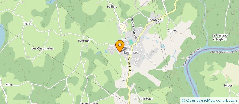 localisation de l'entreprise SICI BIS  LIGINIAC