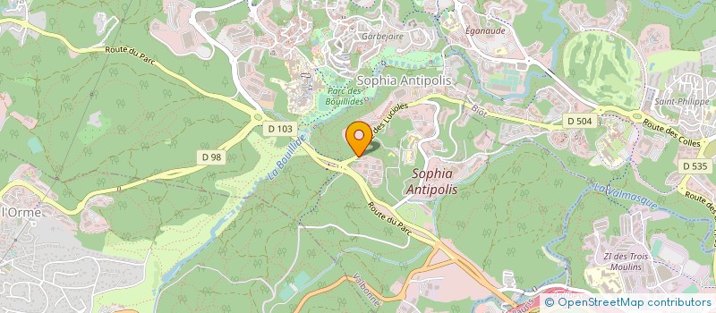 localisation de l'entreprise SICI TIME ROCA MARE RES VACANCES  VALBONNE