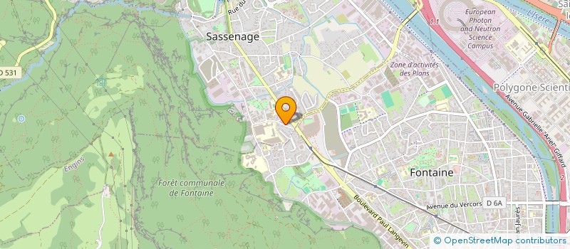 localisation de l'entreprise SICIGNANO IMMO  SASSENAGE