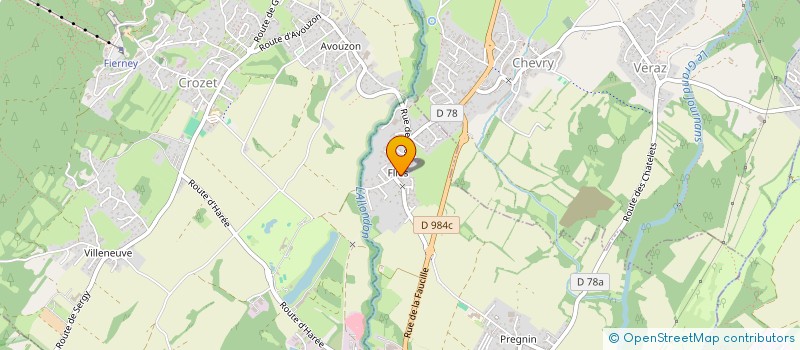 localisation de l'entreprise SICILE  SAINT-GENIS-POUILLY