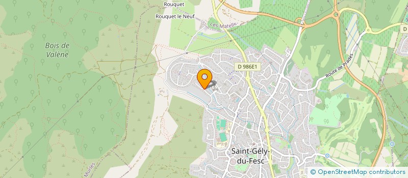 localisation de l'entreprise SICILIA  SAINT-GELY-DU-FESC