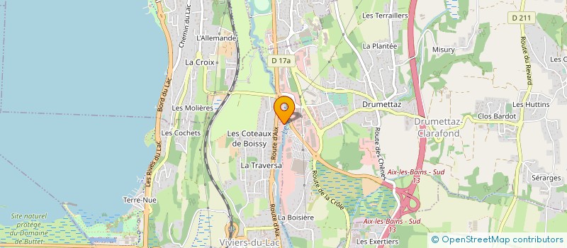 localisation de l'entreprise SICJEG  VIVIERS-DU-LAC