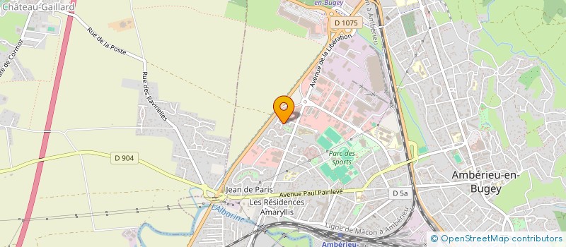 localisation de l'entreprise SICL  AMBERIEU-EN-BUGEY