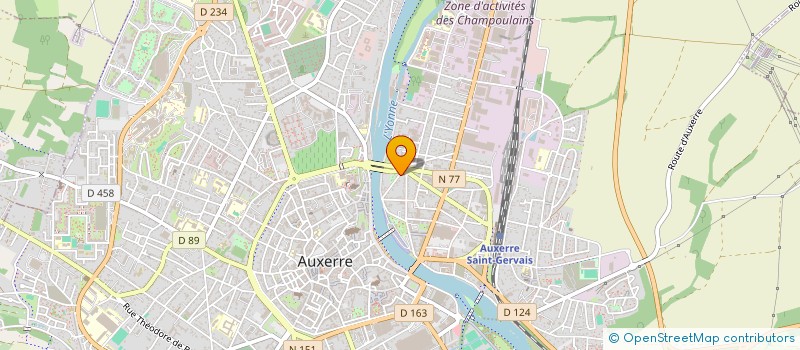 localisation de l'entreprise SICLAMO à AUXERRE