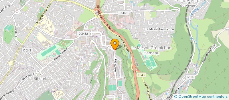localisation de l'entreprise SICLEO à ROUEN