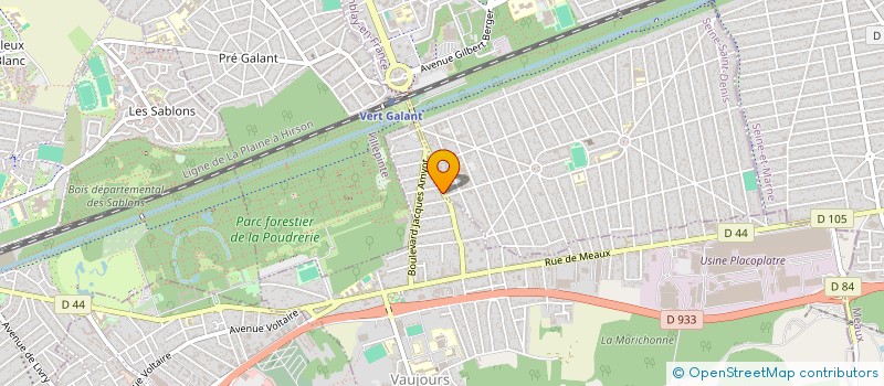 localisation de l'entreprise SICN à VAUJOURS