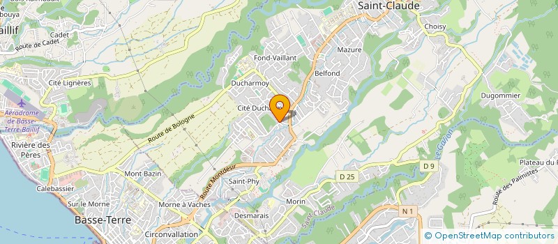 localisation de l'entreprise SICO à SAINT-CLAUDE