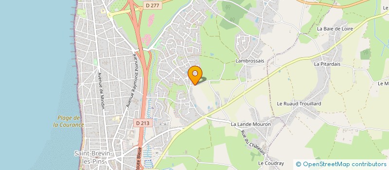 localisation de l'entreprise SICOBAZ à SAINT-BREVIN-LES-PINS