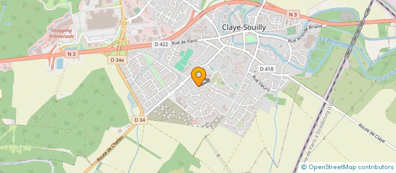 localisation de l'entreprise SICODIER  CLAYE-SOUILLY