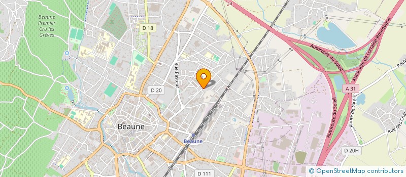 localisation de l'entreprise SICOF  BEAUNE