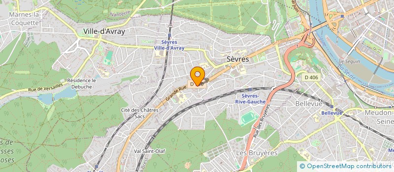 localisation de l'entreprise SICOGEX  SEVRES