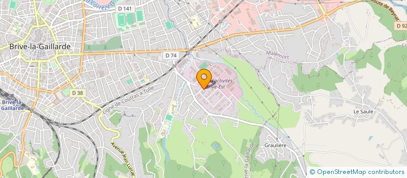 localisation de l'entreprise SICOM à BRIVE-LA-GAILLARDE