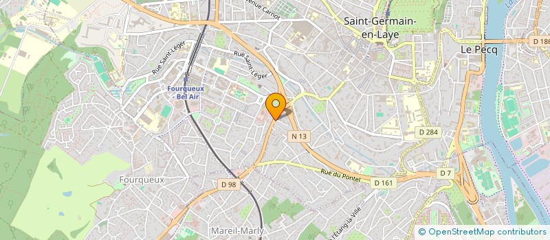 localisation de l'entreprise SICOMA à SAINT-GERMAIN-EN-LAYE