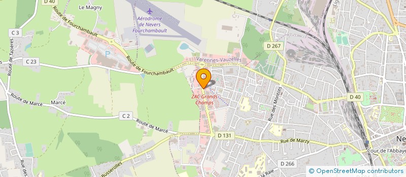 localisation de l'entreprise SICOPTIC à NEVERS