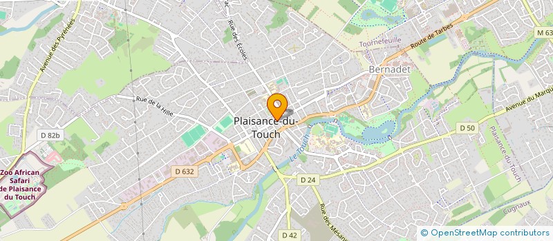 localisation de l'entreprise SICOT ET DESFOUGERES CHIROPRAXIE à PLAISANCE-DU-TOUCH