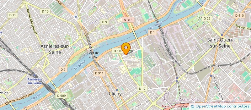 localisation de l'entreprise SICOVALP à CLICHY