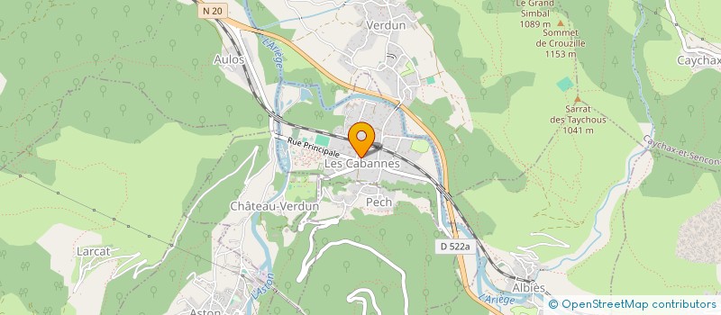 localisation de l'entreprise SICRE-BIZE à LES CABANNES