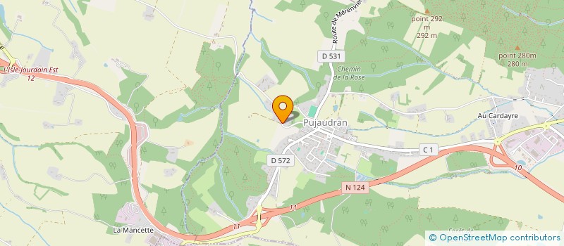 localisation de l'entreprise SICTO  PUJAUDRAN