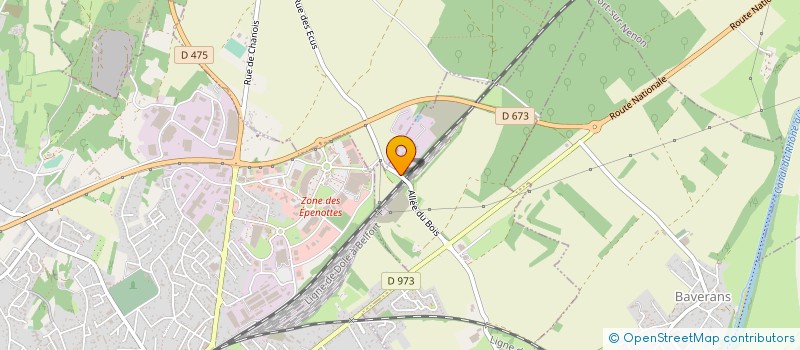 localisation de l'entreprise SICTOM DE LA ZONE DE DOLE  BREVANS