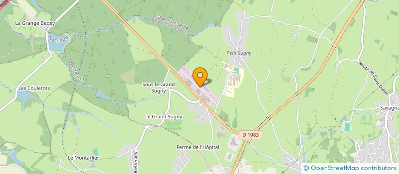 localisation de l'entreprise SICTOM DE LA ZONE DE LONS LE SAUNIER  MONTMOROT