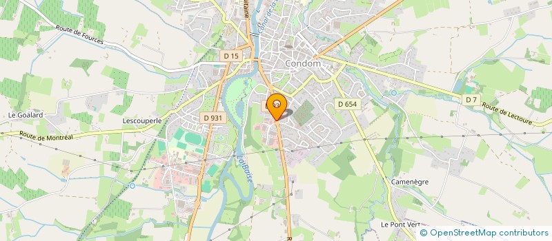 localisation de l'entreprise SICTOM DU SECTEUR DE CONDOM à CONDOM