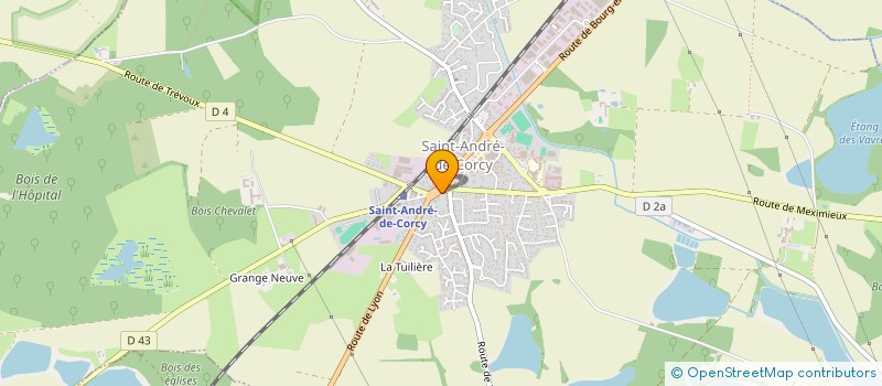 localisation de l'entreprise SICULA INVESTISSEMENT à SAINT-ANDRE-DE-CORCY