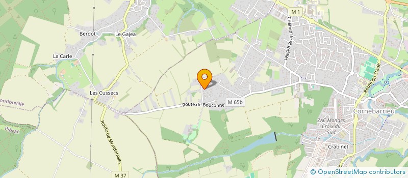 localisation de l'entreprise SICURO à CORNEBARRIEU