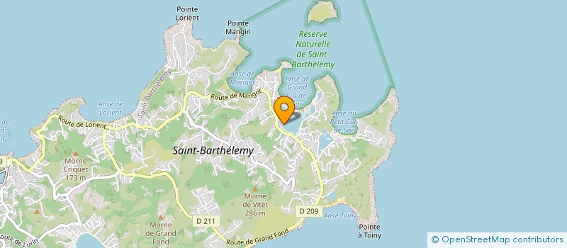 localisation de l'entreprise SICUT AQUILA CONSULTING  SAINT BARTHELEMY