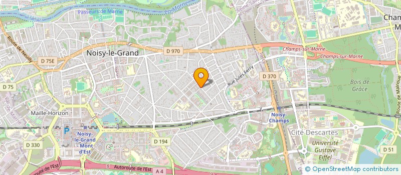 localisation de l'entreprise SICUTIN CONSULTING  NOISY-LE-GRAND