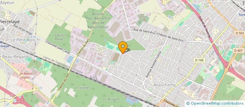 localisation de l'entreprise SID BACKUP CONSEILS  BEAUCHAMP